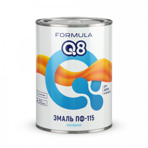 Эмаль ПФ-115 Formula Q8 желтая м.ф. 0,9 кг РФ