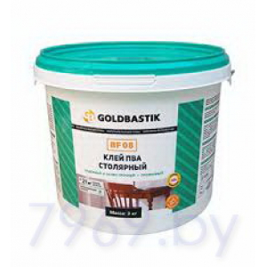 Клей ПВА столярный GOLDBASTIK BF 08, 10кг