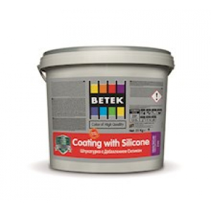 Силиконовая фасадная штукатурка BETEK COATING SILICONE THINE LINE 2MM BASE 2 25KG