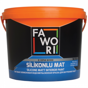 Краска для внутренних работ (матовая) FAWORI SILICONE MATT INTERIOR MIX-1 10LT