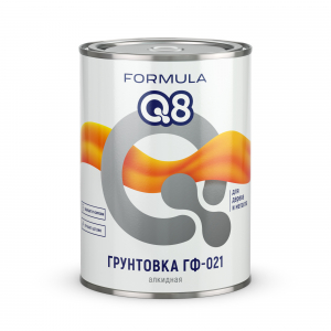 Грунтовка ГФ-021 "FORMULA Q8" красно-коричневая  м.ф. 0,9 кг РФ