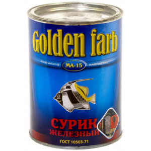 Сурик железный МА-15 ГОСТ "GOLDEN FARB" 6 кг